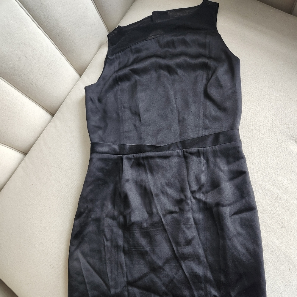 INTERMIX backless little black dress, size 0